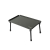 Stolik Delphin STEELS XL 55 x 35 cm